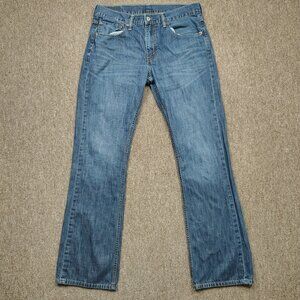 LEVI'S 527 Jeans Men's 34x34 Blue Slim Bootcut 100% Cotton Denim Classic